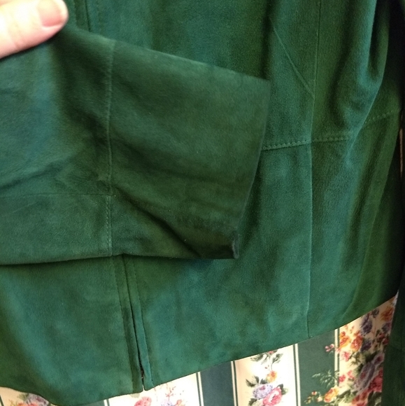 Gorgeous green suede Ann Taylor jacket - Picture 4 of 9